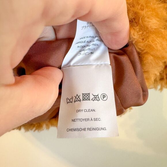 NWOT! J.Crew The Textured Teddy Coat - Caramel (Tan) | Size XXS - Picture 9 of 12